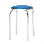 藤沢工業(TOKIO)　スツール　M-24M ブルー　10脚入