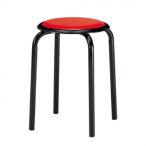 藤沢工業(TOKIO)　スツール　M-24T レッド　10脚入