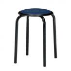 藤沢工業(TOKIO)　スツール　M-24T ネイビー　10脚入