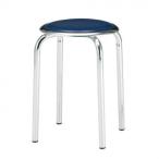 藤沢工業(TOKIO)　スツール　M-24M ネイビー　10脚入