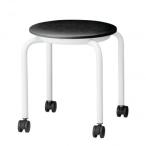 藤沢工業(TOKIO)　スツール　JBM-C36TL-S ネオブラック(レザー)　5脚入