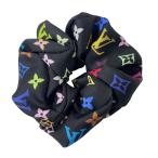 未使用品 Louis Vuitton MURAKAMI ルイヴィトン 村上隆 LV x TM シュシュ モノグラム マルチカラー ヘア M96072 国内正規品