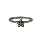 ショッピングクロムハーツ CHROME HEARTS クロムハーツ バブルガム スター リング シルバー BUBBLGM STAR 5PT RING 指輪 11号