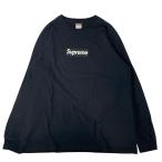 シュプリーム Supreme Box Logo L/S Tee ロングTシャツ ロンT ボックスロゴ ブラック BLACK 長袖 L