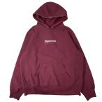 ショッピングシュプリーム Supreme シュプリーム BOX LOGO HOODED SWEATSHIRT ボックスロゴフーディー バーガンディ M