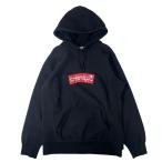ショッピングGARCONS シュプリーム Supreme COMME des GARCONS SHIRT Box Logo Hooded Sweatshirt コムデギャルソン パーカー ボックスロゴ 17SS 黒 L