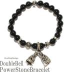 Yahoo! Yahoo!ショッピング(ヤフー ショッピング)ブレスレット メンズ ベルブレス 8mmオニキスダブルベルパワーストーンブレスレット メンズ アクセサリー パワーストーン ブレスレット  2017春夏
