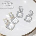 レディース ピアス クリアアクリルシルバーポストピアス レディースピアス シルバー　ゴールド 大人ピアス シルバー925ポストピアス アクセサリー