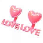 Yahoo! Yahoo!ショッピング(ヤフー ショッピング)ピアス レディース　ラブハートピアス　レビューを書いてポスト投函送料無料　