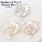 ブローチ天然貝殻ジルコニウムブローチマザーオブパール高級銅真鍮金メッキギフ...