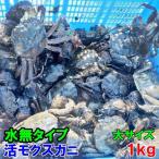 魚介類 カニ 活モクズガニ海水なしタイプ 大サイズ1kg(目安 5-7杯 産地直送
