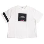 ショッピングjenni シスタージェニィ 子ども服　半袖Tシャツ 130cm-160cm SISTER JENNI ボックスロゴワイドTシャツ オフホワイト メール便OK 2024春夏 130cm/140cm/150cm/160cm