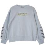 40%OFFセール SALE シスタージェニィ 子ども服 SISTER JENNI そでレースアップトレーナー サックス 24秋冬 シスタージェニー 裏毛 スウェット トレーナー