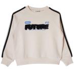 40%OFFセール SALE シスタージェニィ 子ども服 SISTER JENNI 裏起毛 FUTUREファーロゴ トレーナー アイボリー 130cmはメール便OK 24秋冬 シスタージェニー