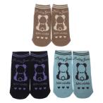 JENNI 子供服 靴下 19-24cm ジェニィ おすわりパンダショートソックス メール便OK 2024秋冬 シスタージェニー シスタージェニィ SISTER JENNI