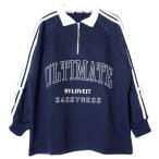 40%OFFセール SALE バイラビット 子ども服 長袖ワンピ 120-160cm by LOVEiT ハーフジップロゴワンピース コン メール便不可 24秋冬