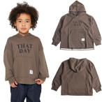 50%OFF SALE セール GENERATOR ジェネレーター 90-160cm THATDAY パーカー アッシュブラウン メール便OK  2021秋冬 裏毛 スウェット プルオーバー 子供服