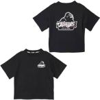 エクストララージ キッズ 子ども服 80-140cm XLARGE KIDS OGゴリラ&ロゴ半袖Tシャツ クロ ブラック メール便OK 2025春夏
