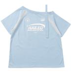 35%OFFセール SALE アルジー 子ども服 半袖Tシャツ 125cm-165cm ALGY ゲームワンショルT サックス メール便OK 25春夏  子供服 女の子用 女子 キッズ ジュニア