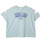 35%OFFセール SALE アルジー 子ども服 125cm-165cm ALGY 接触冷感」MIDLAND肩あきBIG半袖Tシャツ ミント メール便OK 25春夏 子供服 女の子用 女子