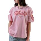 35%OFFセール SALE アルジー 子ども服 125cm-165cm ALGY 接触冷感」MIDLAND肩あきBIG半袖Tシャツ ピンク メール便OK 25春夏 子供服 女の子用 女子