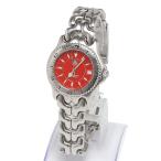 タグホイヤー セル プロフェッショナル200 WG111C 赤文字盤 メンズ 腕時計 TAG HEUER