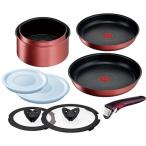 L38392 ティファール T-fal フライパン 9点セット IH対応 インジニオ・ネオ IHルージュ・アンリミテッド ガス火 取っ手