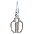 MTKB23 ムテキバサミ キッチンバサミ 左右兼用 日本製 ライトグレー