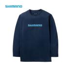 シマノ シャツ SH-022Z ドライロゴTシャツ ロングスリーブ ネイビー SHIMANO