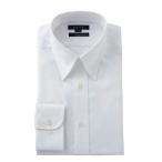 ショッピングワイシャツ スナップダウン ワイシャツ メンズ 長袖 ホワイト 白 綿100％ イージーケア プレミアムコットン ドレスシャツ 無地 おしゃれ 大きいサイズ