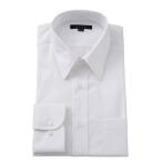 ワイシャツ メンズ 長袖 形態安定 プレミアムコットン オックスフォード レギュラーカラー ドレスシャツ ビジネスシャツ Yシャツ カッターシャツ