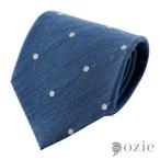  галстук linen лен лен галстук шелк .linen Thai точка голубой × белый модный сделано в Японии 