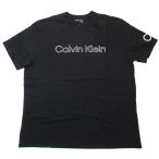 カルバン クライン Calvin Klein メンズ Tシャツ 丸首 フロントロゴプリント 半袖 NO,40DC816001 BLACK BEAUTY