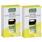 爪水虫 アンチファンガルソリューション(Tea Tree Antifungal Solution for Nails ) 10ml 2個セット Thursday Plantation