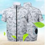 空調服ベスト セット ゴルフ ワークマン コート 4l ファン 作業服 ノースリーブ 速乾 作業用 電動ファン付きウエア 洗濯機対応 涼しい 男女兼用 夏 M-4XL