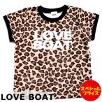 LOVE BOAT Love Boat футболка короткий рукав Logo Brown Leopard размер :80 Kids ребенок одежда детская одежда #