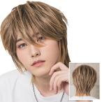  волосы сеть имеется WIGGY RICH мужской medium Wolf Mix Gold / мужской парик мужской парик костюмированная игра мода Event (880028)