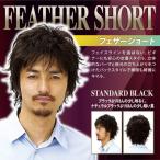  волосы сеть есть Lapin дверь ru Homme перо Short стандартный черный / мужской парик мужской парик костюмированная игра мода Event (5660)