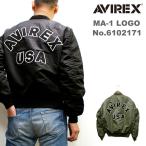 AVIREX(アヴィレックス)　ロゴ入りMA-1ジャケット メンズフライトジャケット MA-1 COMMERCIAL LOGO