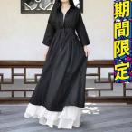 シアーシャツ 長袖 ロング 綿麻コットン ロングシャツ ワンピース シャツ 羽織