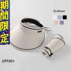 サンバイザーレディースUV ゴルフUV帽子熱中症対策雨除け自転車uvカット帽子日よけ紫外線防止日焼け防止つば広 UVケア 紫外線カット 農作業 ガーデニング 人気