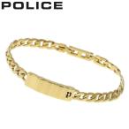ポリス アクセサリー POLICE ブレスレット ブロック BROCK メンズ ゴールド 男性 誕生日 記念日 お祝い 贈り物 彼氏 夫 パパ 父 息子