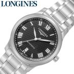 ロンジン 腕時計 LONGINES 時計 マスター コレクション MASTER COLLECTION メンズ 腕時計 ブラック 機械式 自動巻き L2.628.4.51.6 カジュアル スーツスタイル