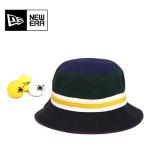 ニューエラ 帽子 ハット メンズ ゴルフ BUCKET01 バケットハット コットン マルチカラー NEWERA StripedBand 2024春夏
