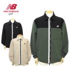  New balance Golf жакет мужской полный Zip 4WAY стрейч водоотталкивающий легкий Logo принт newbalance 0124220002 2024 осень-зима распродажа SALE