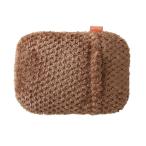 あったかe湯たんぽ ブラウン AC100V 充電式 コードレス ボア生地 50-55℃ 約3時間使用 防寒 冷え対策 デスクワーク/車載/寝具