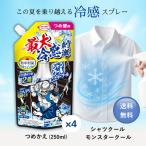 シャツクール モンスタークール 詰め替え 250ml 4個 大容量 小林製薬 熱中症 熱中対策
