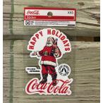  Coca * Cola стикер наклейка переводная картинка смартфон XXS размер машина мотоцикл канцелярские принадлежности custom маленький размер retro почтовая доставка BA115xxs Santa Claus HAPPY HOLODAYS