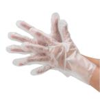 ショッピングPackage 手袋 使い捨て ＃２０１８  ポリ手袋エコノミー袋入　クリア　Ｍ 【100枚】 川西工業 業務用 スーパー 飲食店 厨房