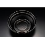 使い捨て弁当箱 丼物 麺丼（黒）本体（４９０） 【300枚】 リスパック どんぶり 業務用 スーパー